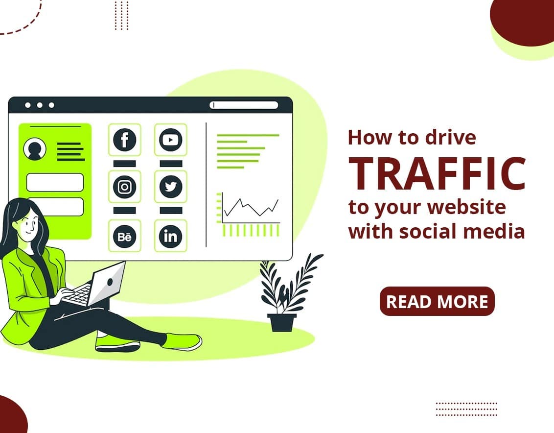 How to drive traffic to your website with social media?